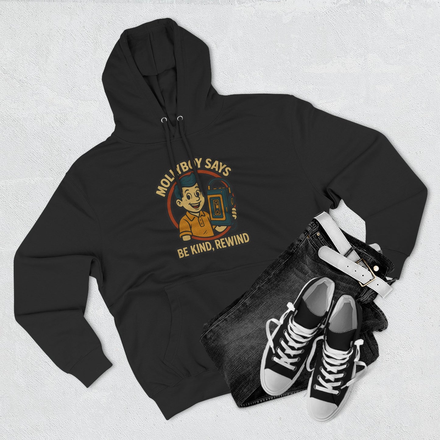 MollyBoy Says... Unisex Hoodie (Black)