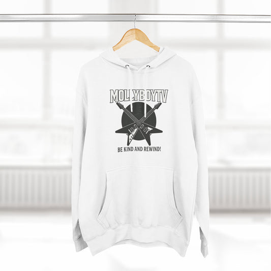 BE KIND AND REWIND Unisex Hoodie (White)