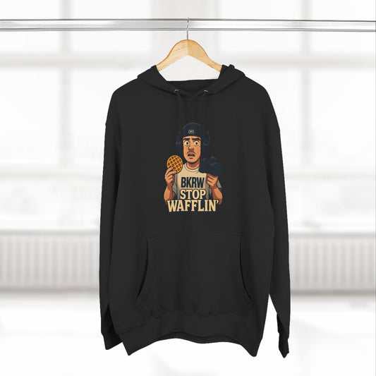 MollyBoyTV, Stop Wafflin' Unisex Hoodie (Black)