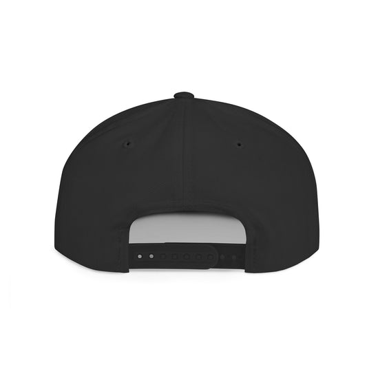 MollyBoyTV Embroidered Flat Bill Snapback Hat (Black)