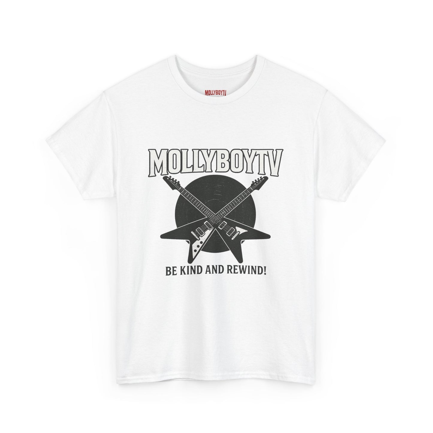 BE KIND AND REWIND Unisex Tee (White)