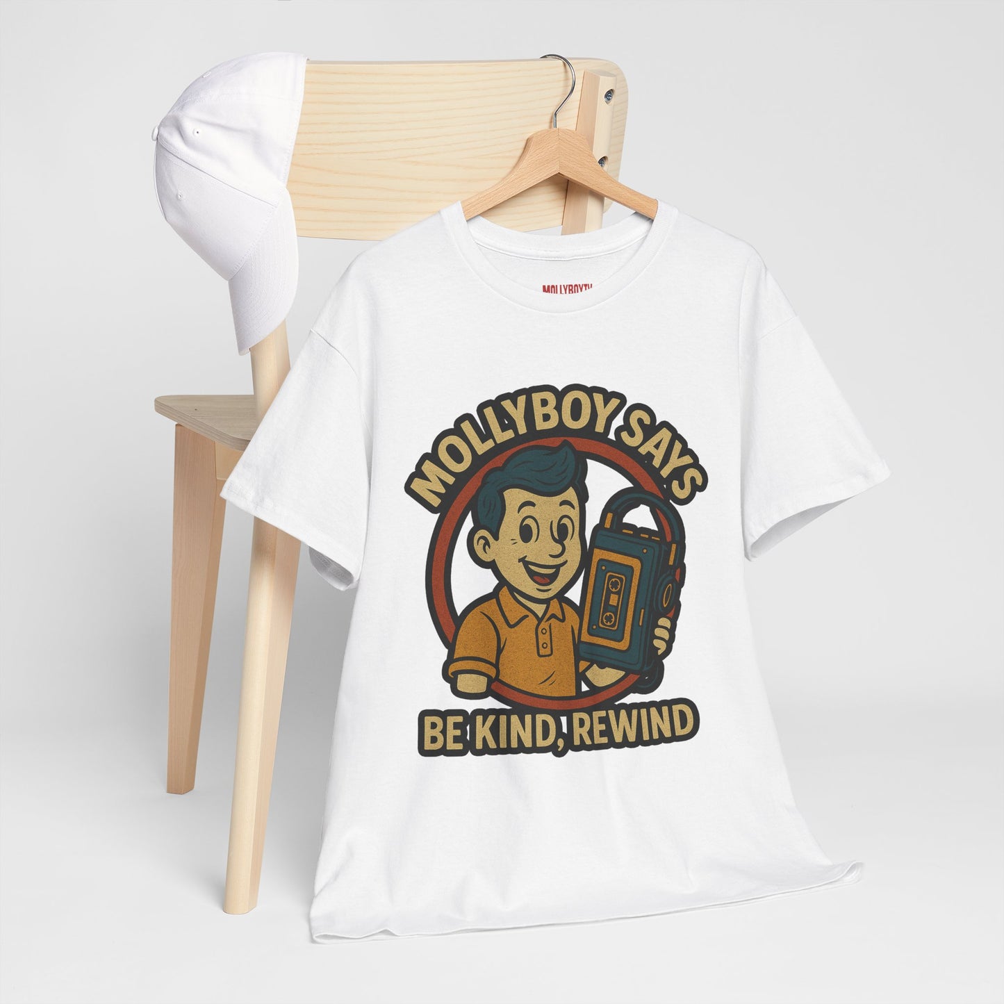 MollyBoy Says... Unisex T shirt (White)
