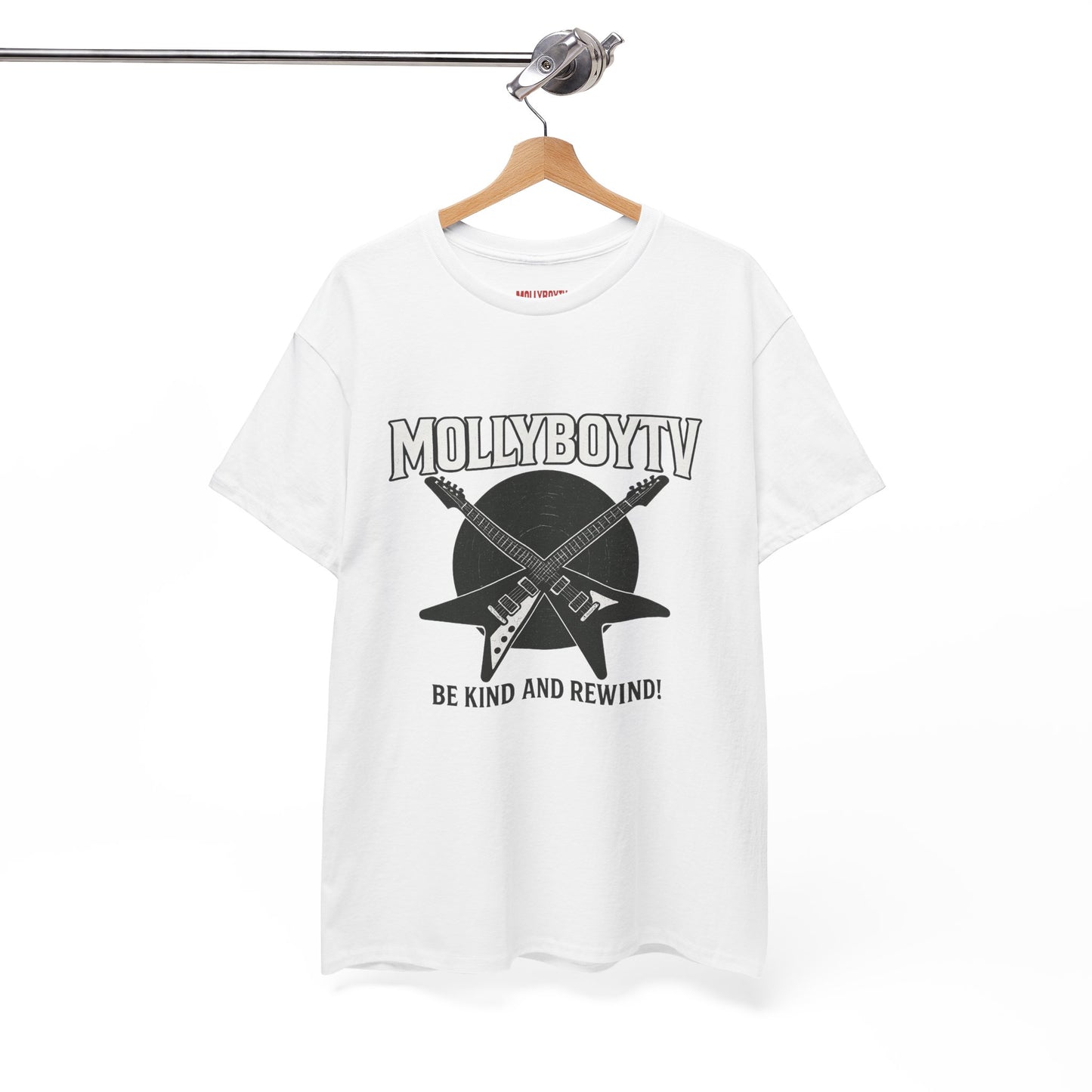 BE KIND AND REWIND Unisex Tee (White)